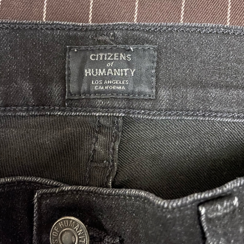 Citizens Of Humanity Cropped Black Jeans